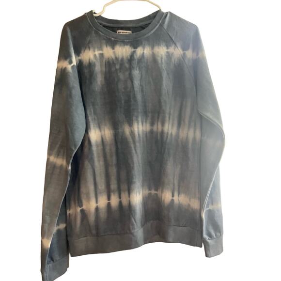surf and swim Tops - Woman’s surf and swim co size m blue tie dye sweater (nwt) (b58)